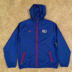 Kansas Jayhawks Light Windbreaker Jacket XL